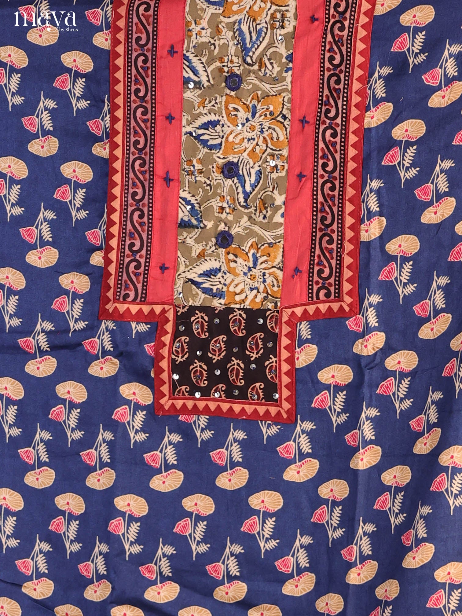 MDI22024-Ajrakh Salwar Unstitch