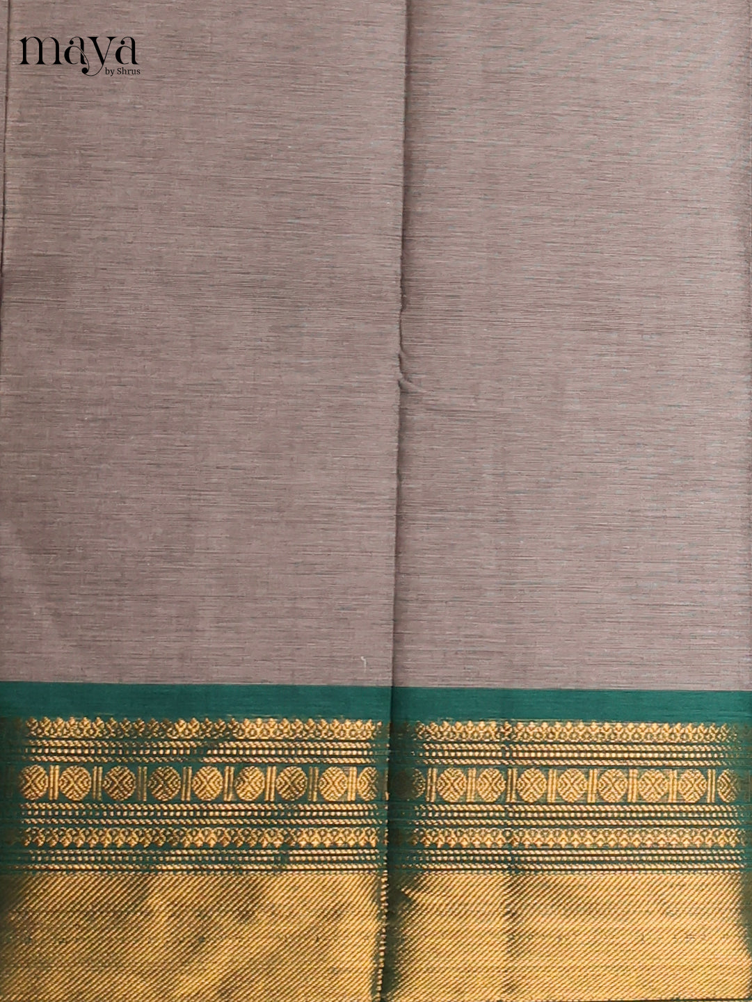 Classic Grey Chettinad Cotton Salwar Material (Top & Dupatta Only)