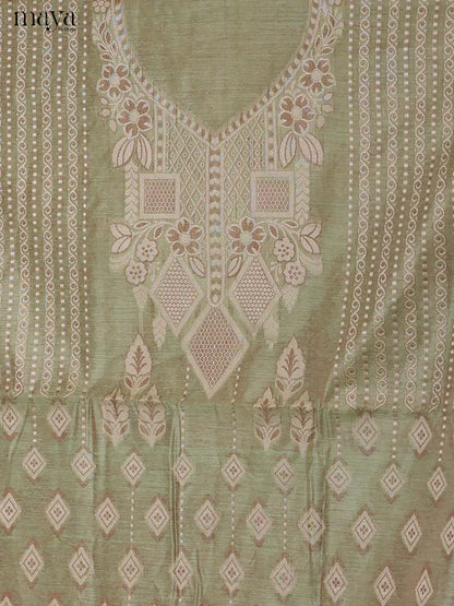 MDJ25121-Semi Tussar Salwar Unstitch