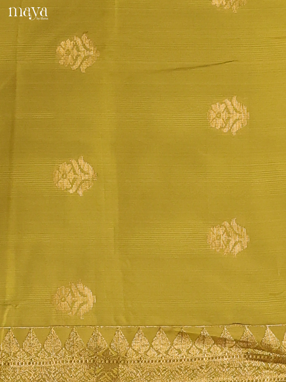 Classy Olive Green Semi Soft Silk Salwar Suit With Maroon Dupatta & Zari Border