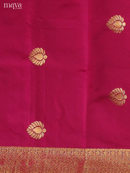 Classic Red Semi Soft Silk Salwar Suit With Green Dupatta