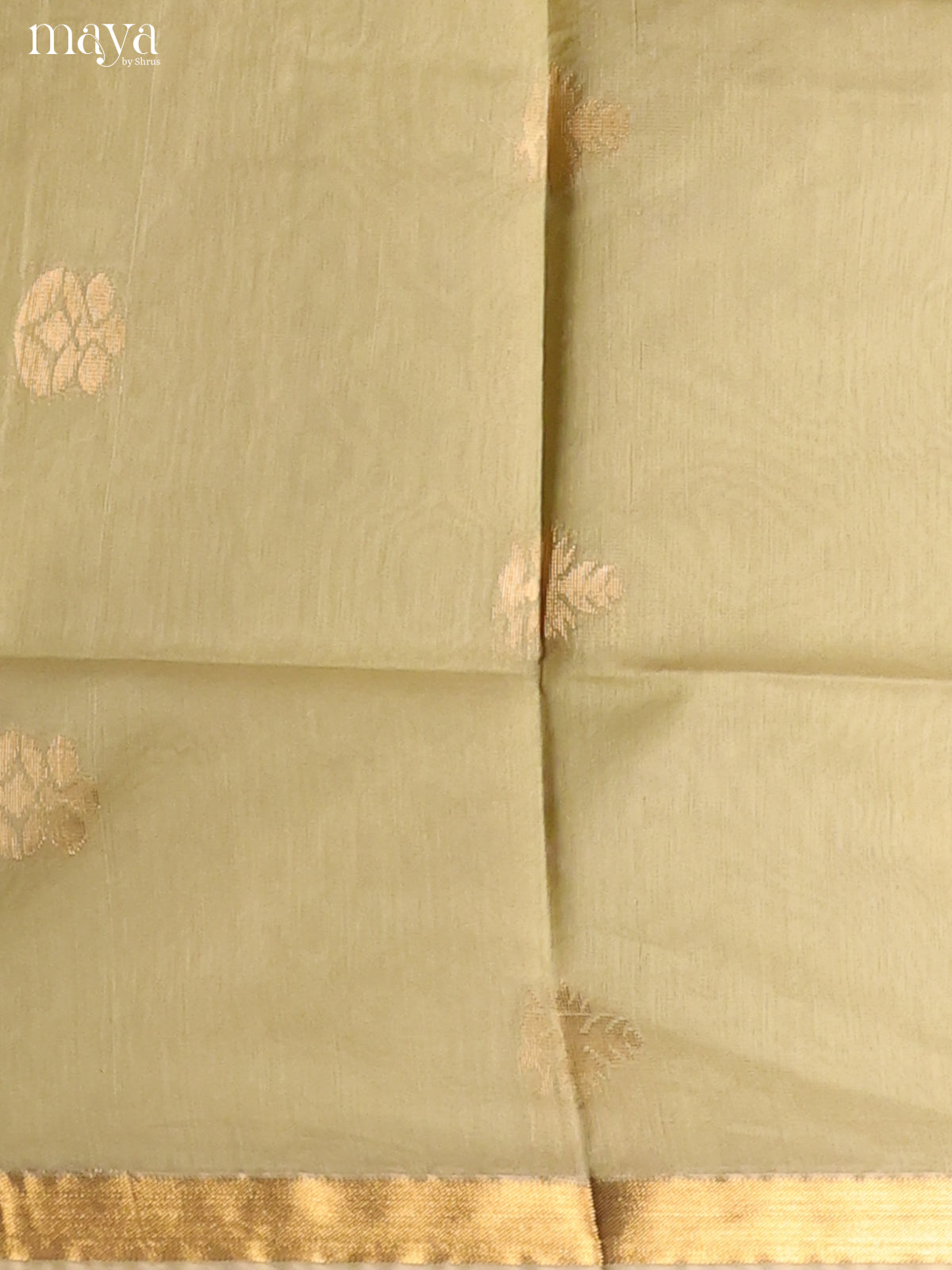 Elachi Green & Pink-Semi silkcotton salwar unstitch
