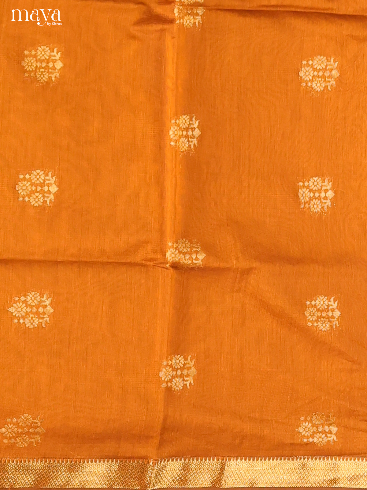 Brick & Black-Semi silkcotton salwar unstitch