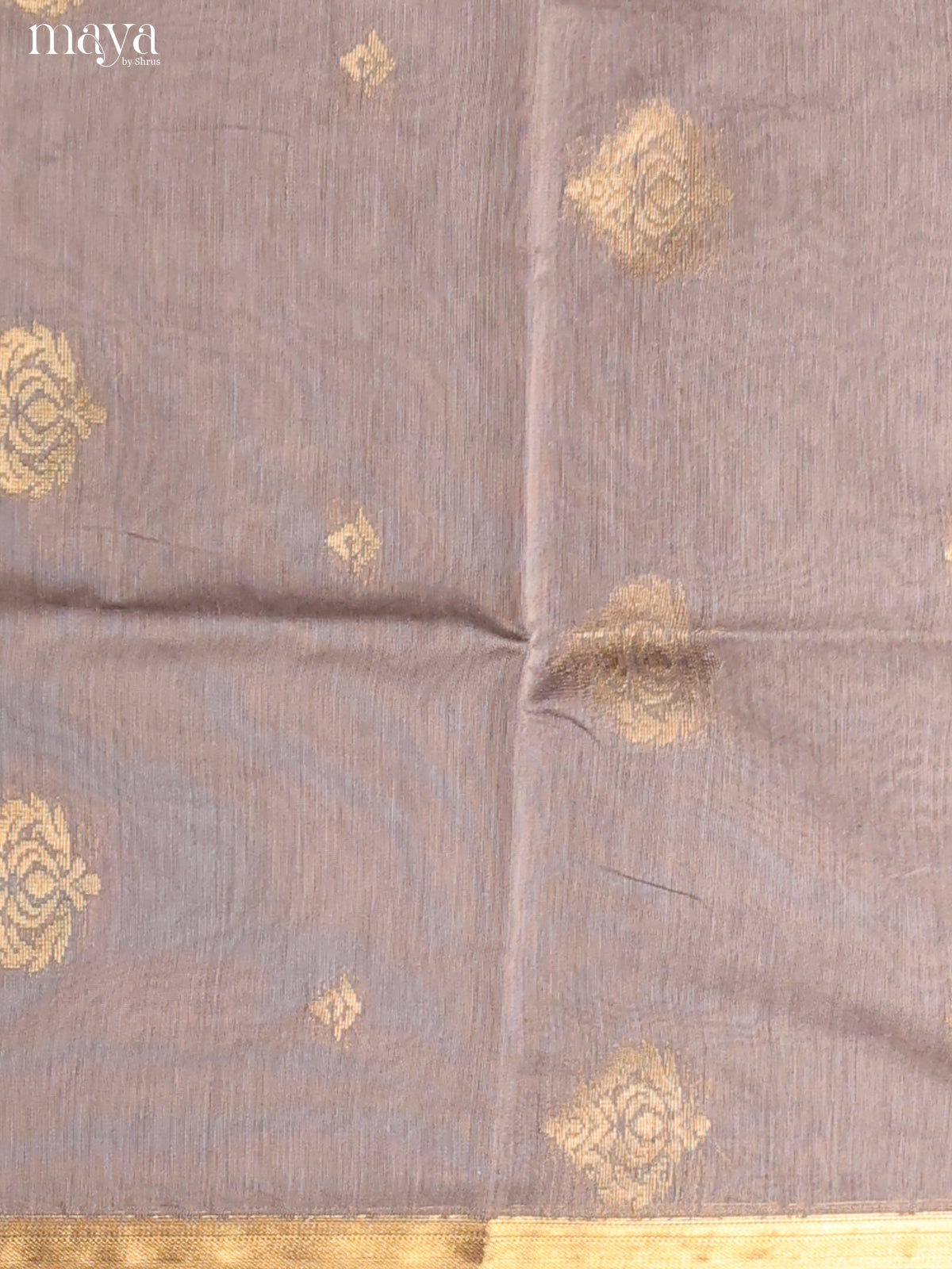 Grey & Green-Semi silkcotton salwar unstitch