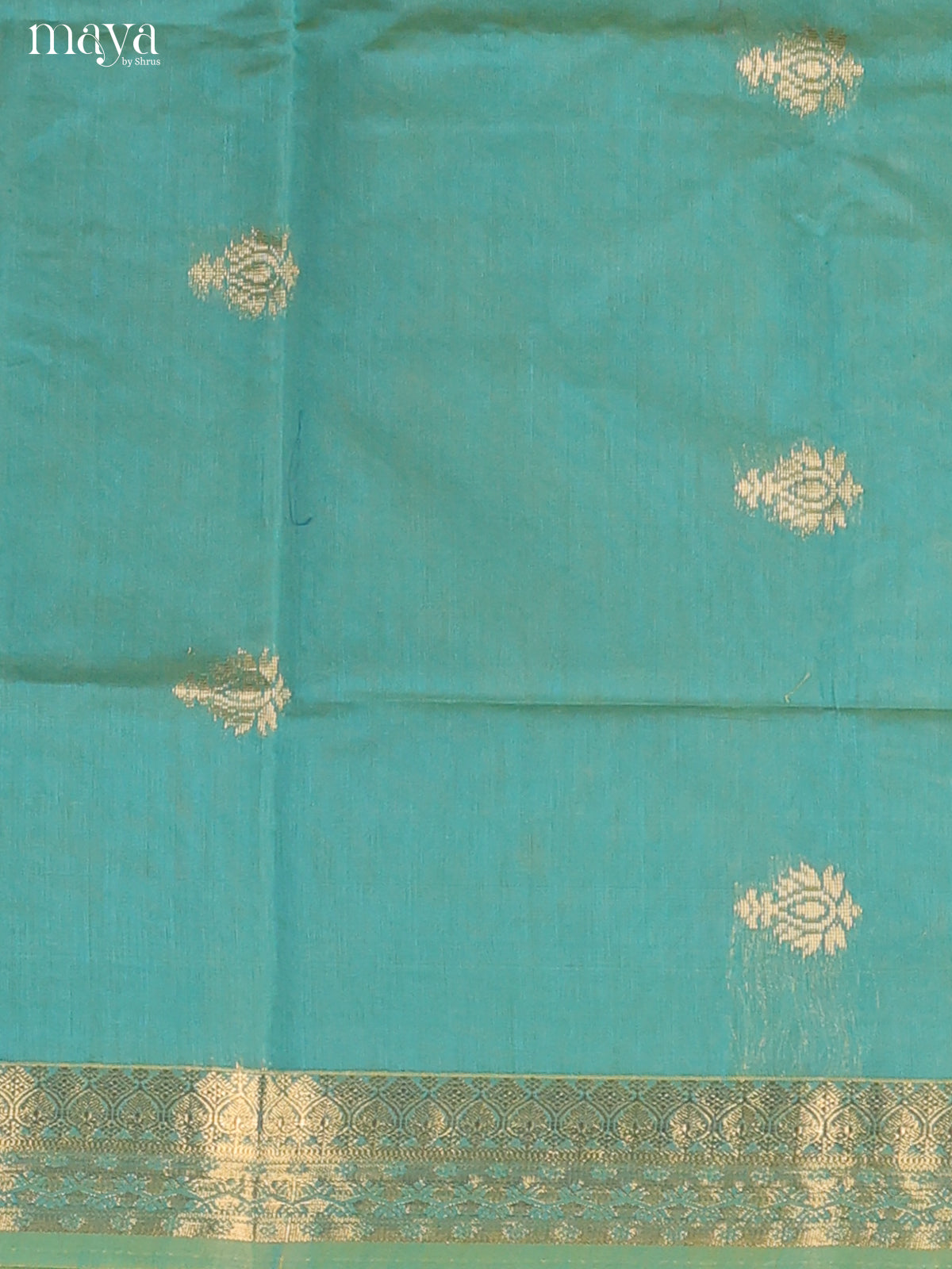 Green & Mustard-Semi silkcotton salwar unstitch
