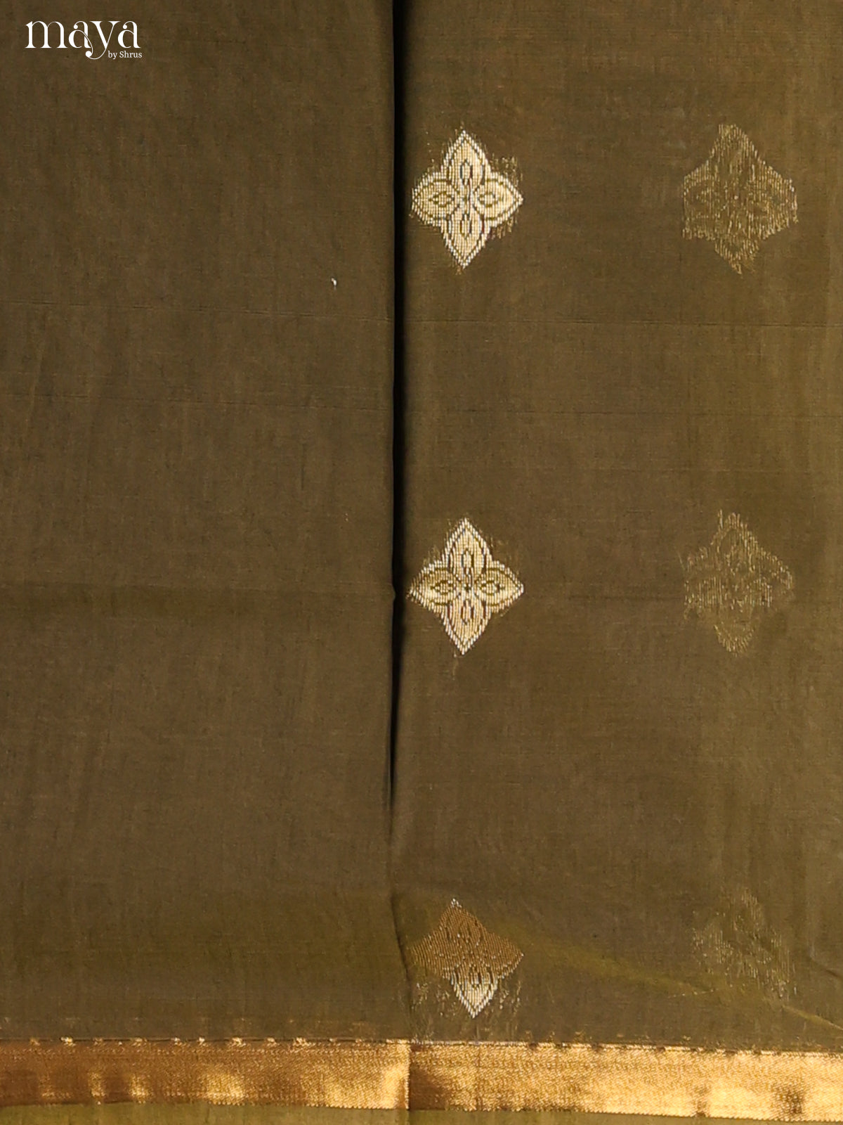 Green & Orangish Pink-Semi silkcotton salwar unstitch