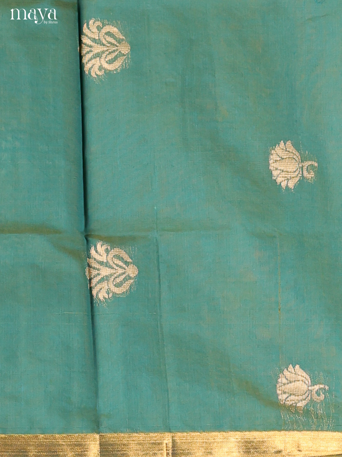Green & Pink-Semi silkcotton salwar unstitch