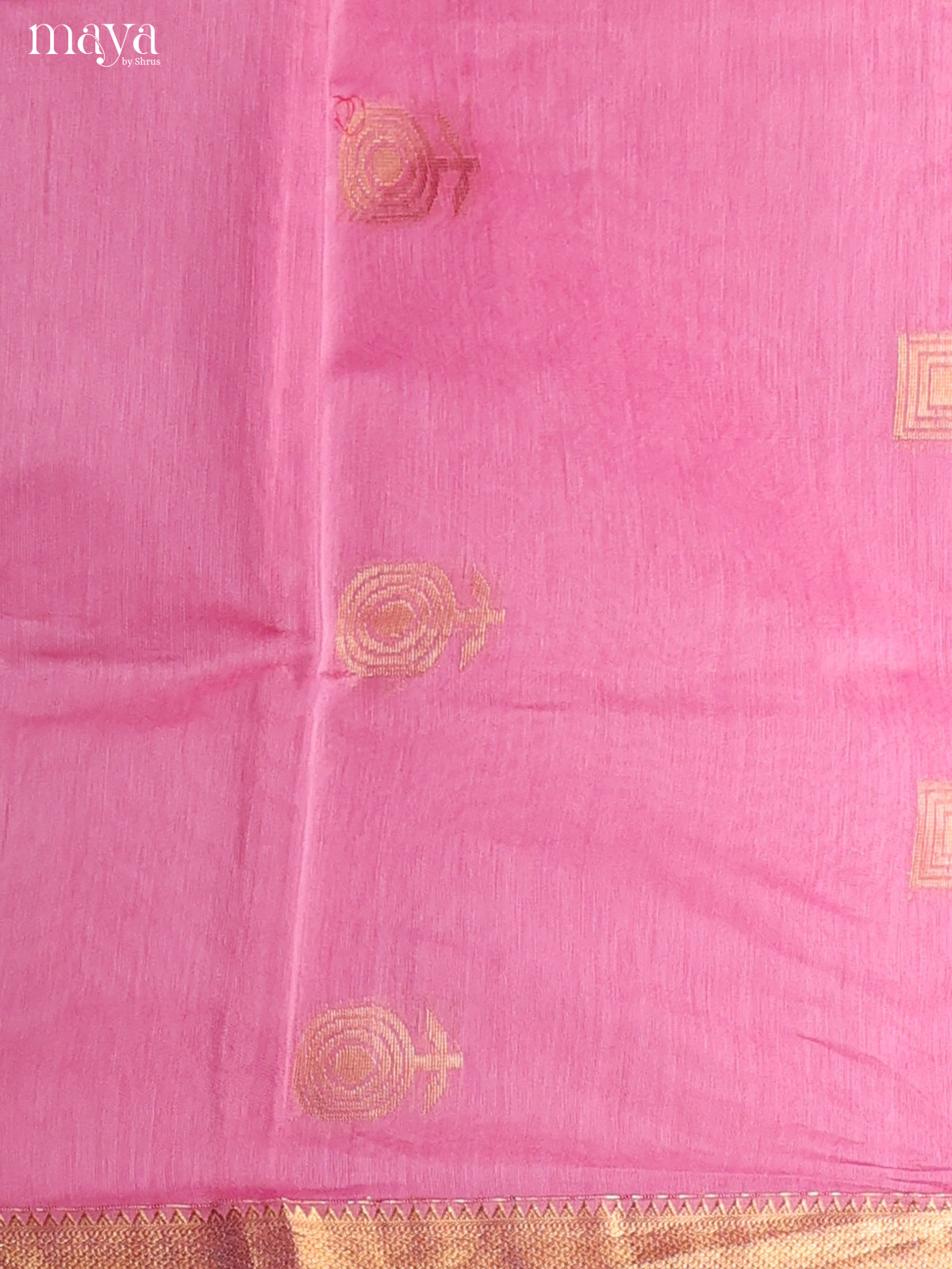 Pink& Mauve -Semi silkcotton salwar unstitch
