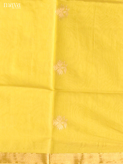 Light Green & Lavender-Semi silkcotton salwar unstitch