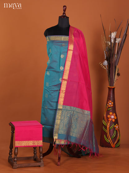 MDK19403-Semi silkcotton salwar unstitch