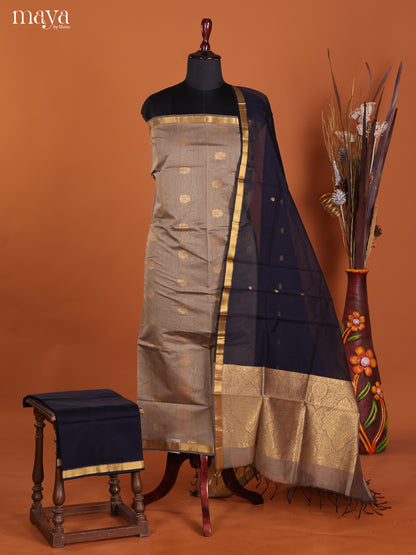 MDK19411-Semi silkcotton salwar unstitch
