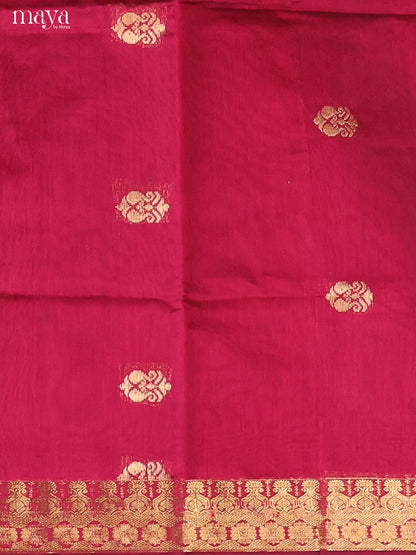 Maroon -Semi silkcotton salwar unstitch