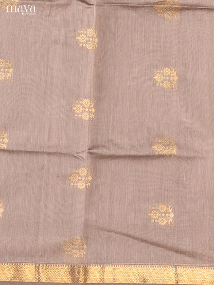 Grey - Semi silkcotton salwar unstitch