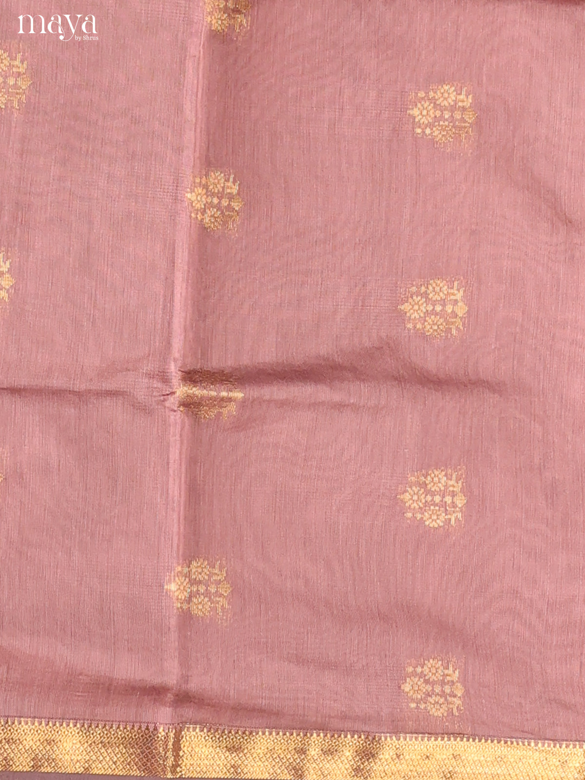 Mauve-Semi silkcotton salwar unstitch