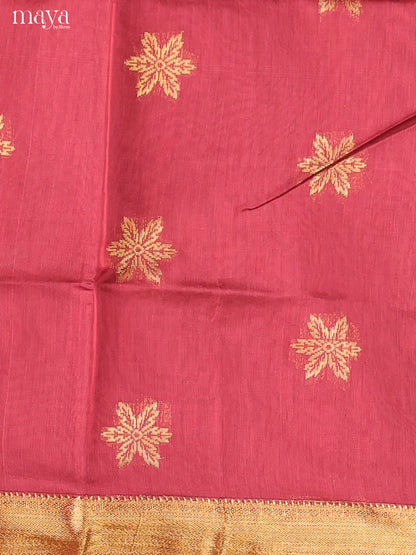 maroon -Semi silkcotton salwar unstitch