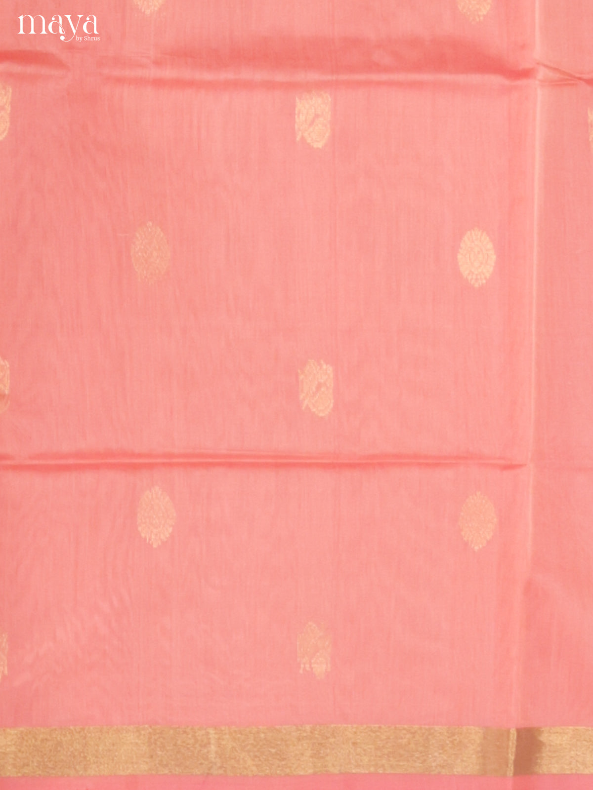 Pink & maroon-Silkcotton salwar Unstitch