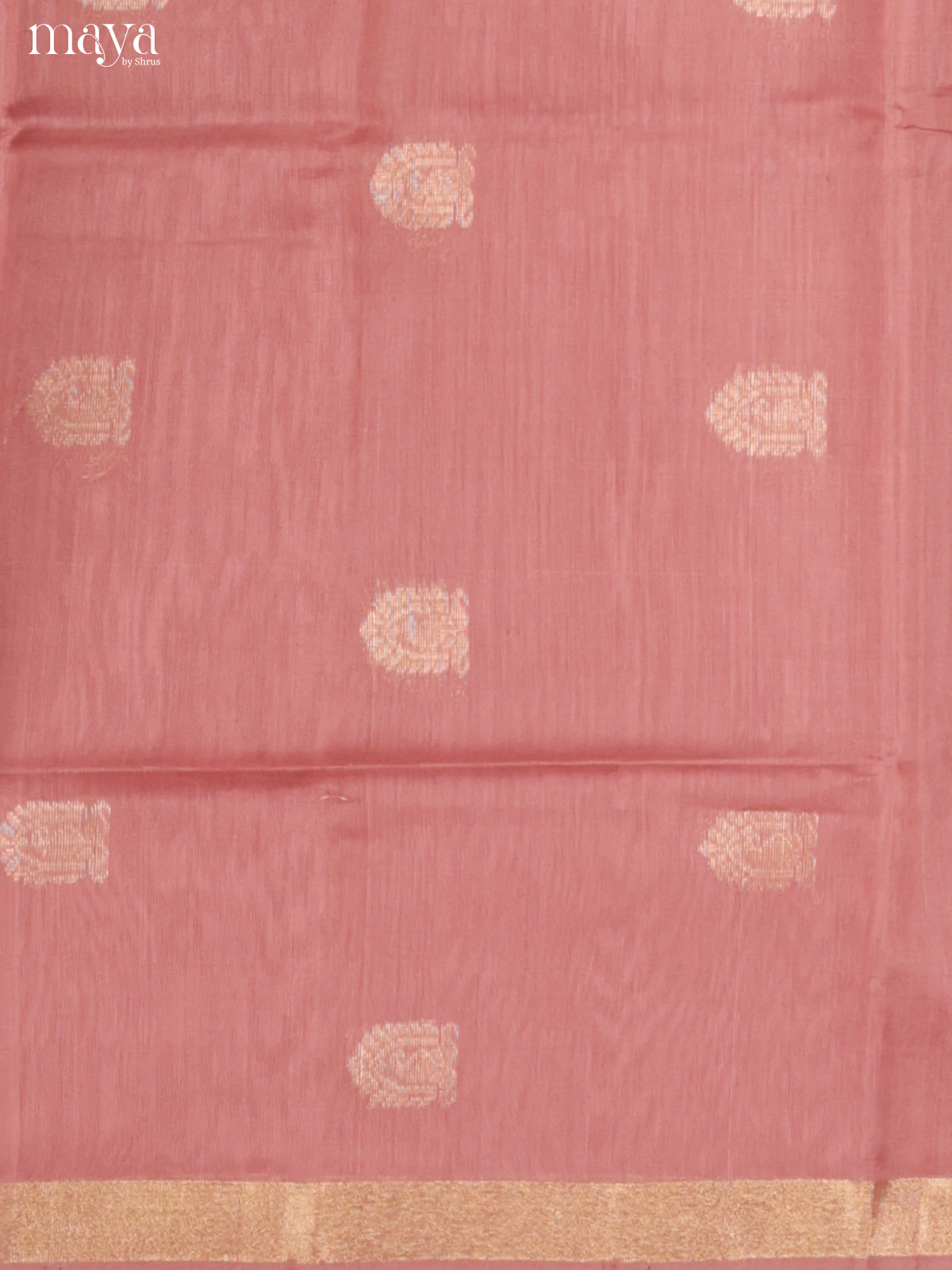 Dusty pink-Silkcotton salwar Unstitch
