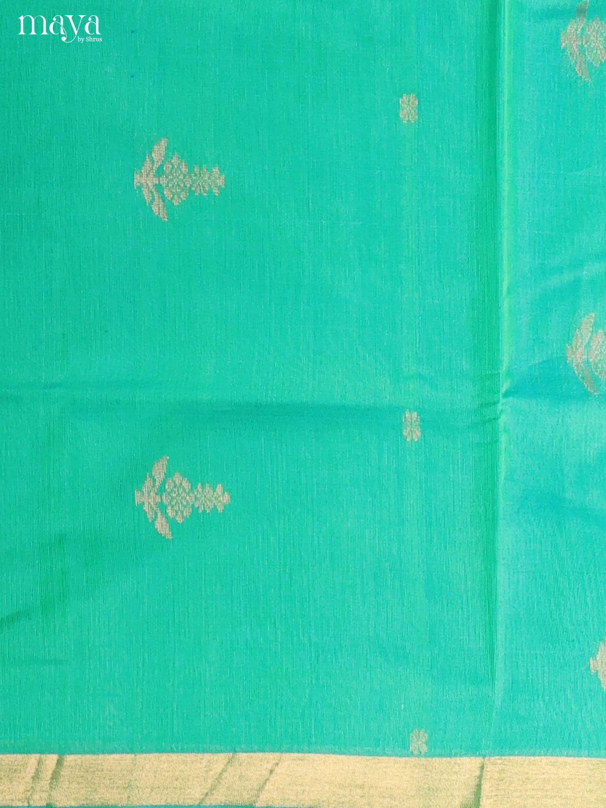 Green -Silkcotton salwar Unstitch