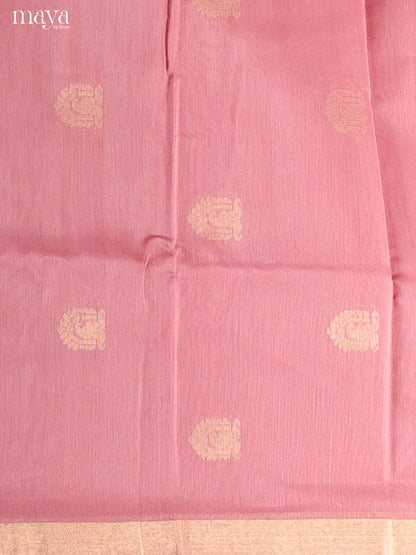Pink & Red-Silkcotton salwar Unstitch