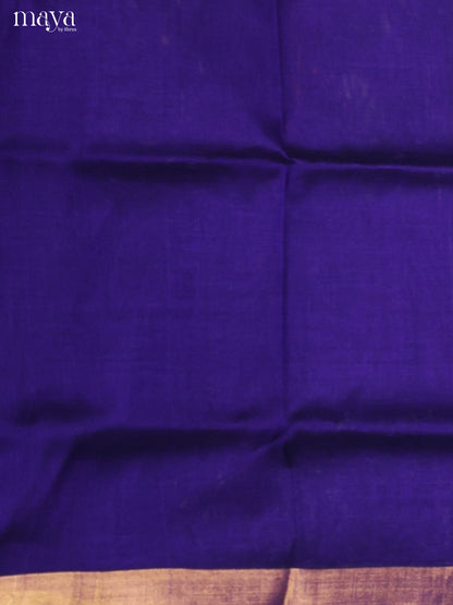 Blue & Green-Silkcotton salwar Unstitch