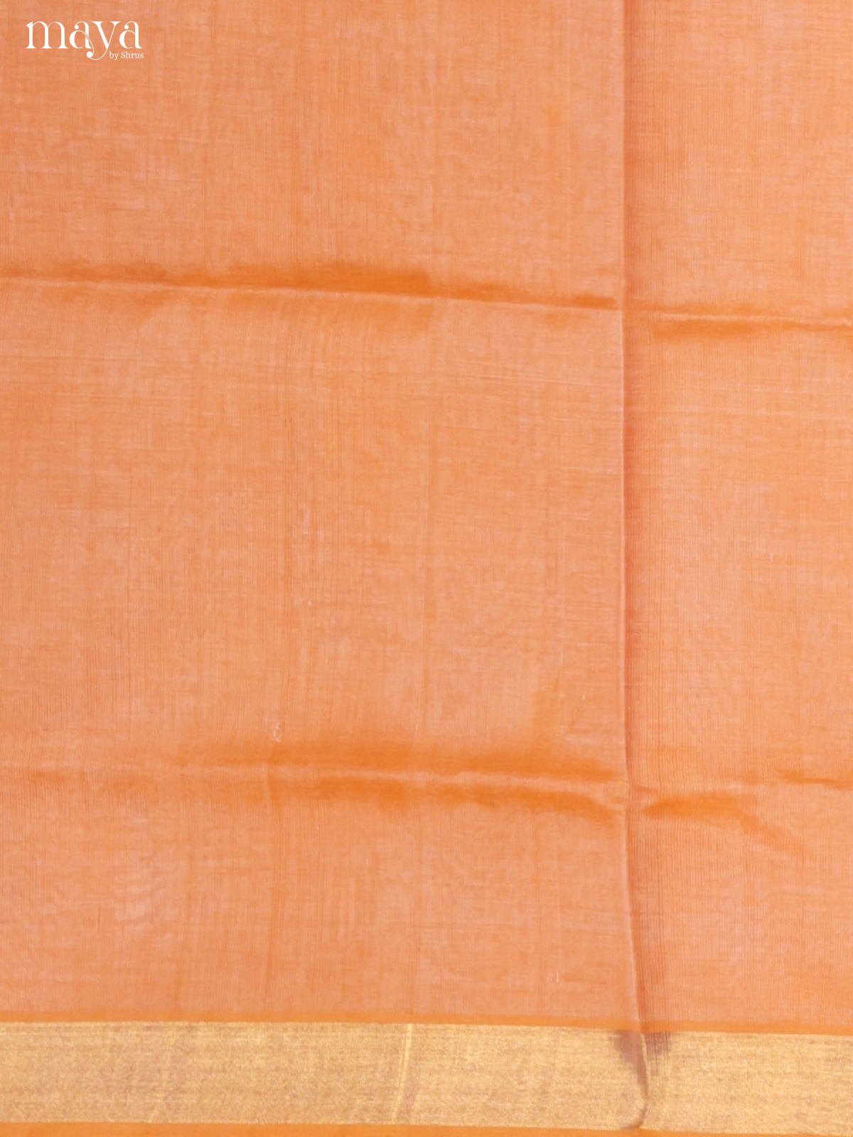 Peach & Blue-Silkcotton salwar Unstitch
