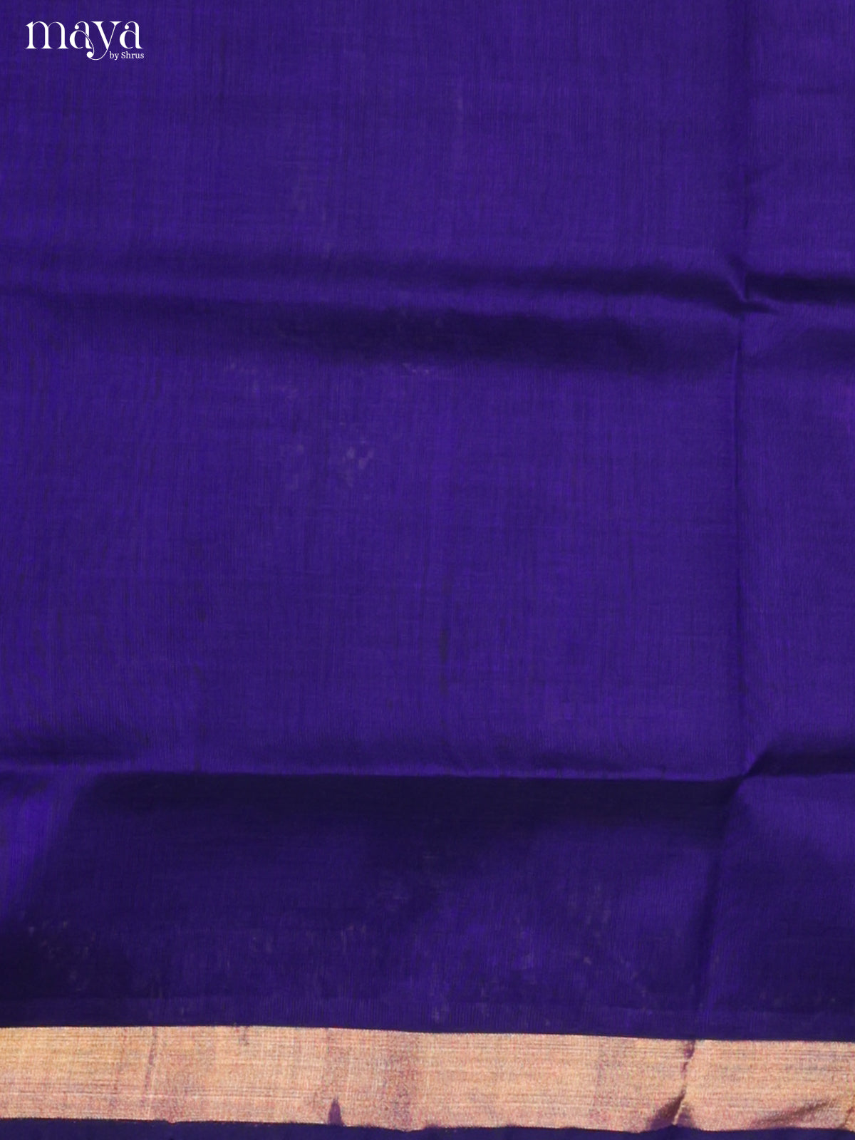 Navy Blue & Blue-Silkcotton salwar Unstitch