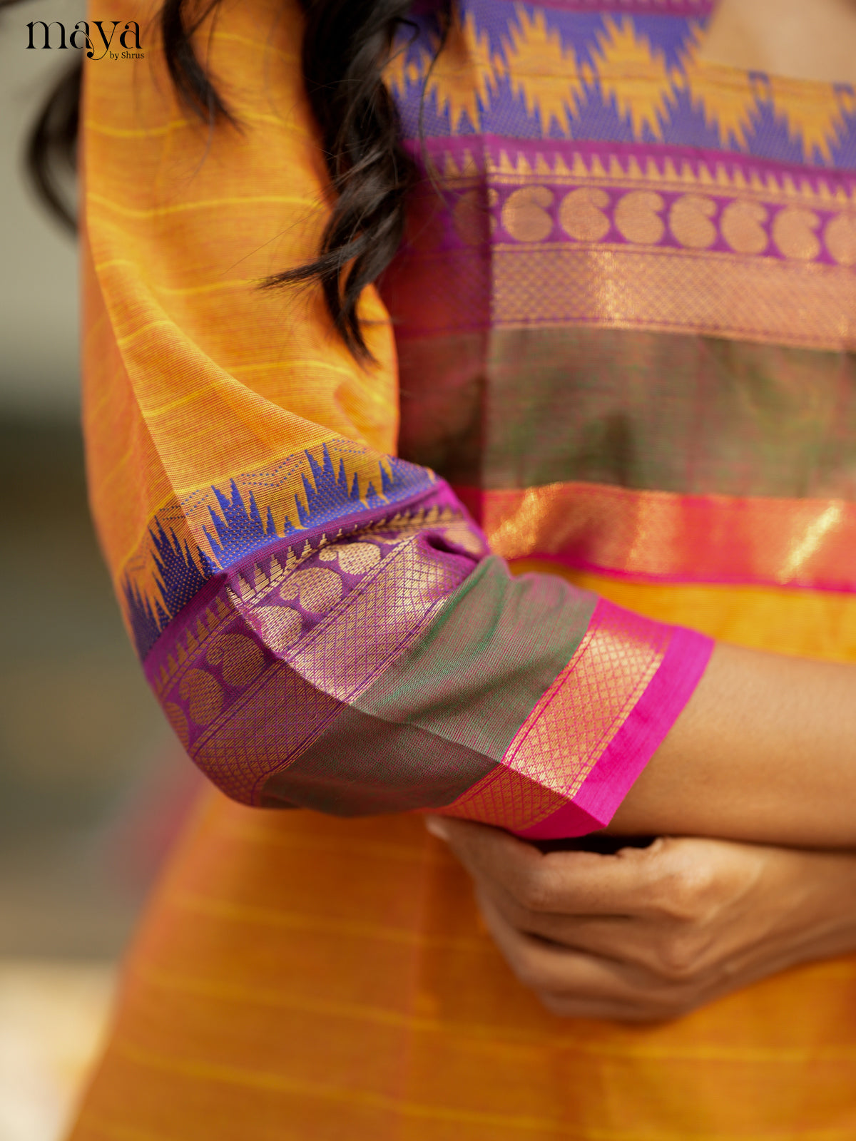 Graceful mustard & Double Shaded Green Chettinad Cotton straight Readymade Kurti with dupatta 7