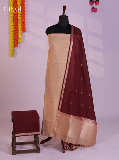MDL20002-Semi silkcotton salwar unstitch