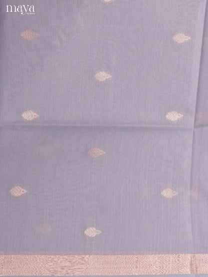 Mild Blue & Blue -Semi silkcotton salwar unstitch