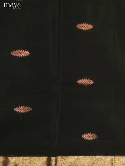 Green & Blue-Semi silkcotton salwar unstitch