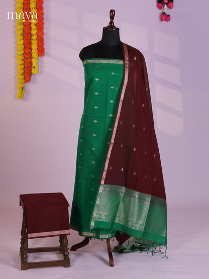MDL20036-Semi silkcotton salwar unstitch