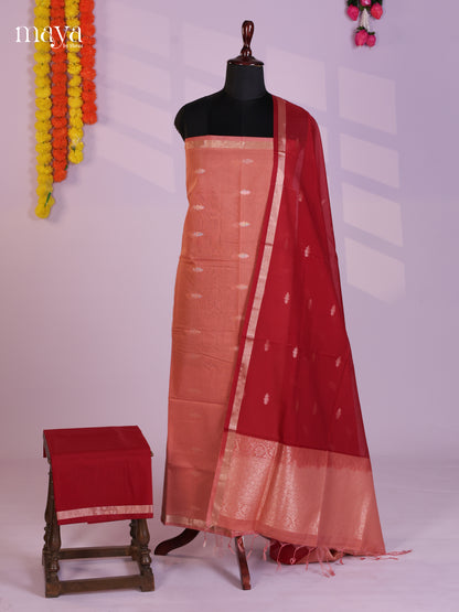 MDL20037-Semi silkcotton salwar unstitch