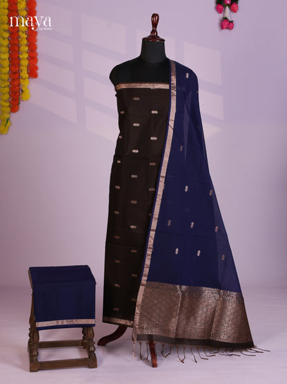 MDL20041-Semi silkcotton salwar unstitch