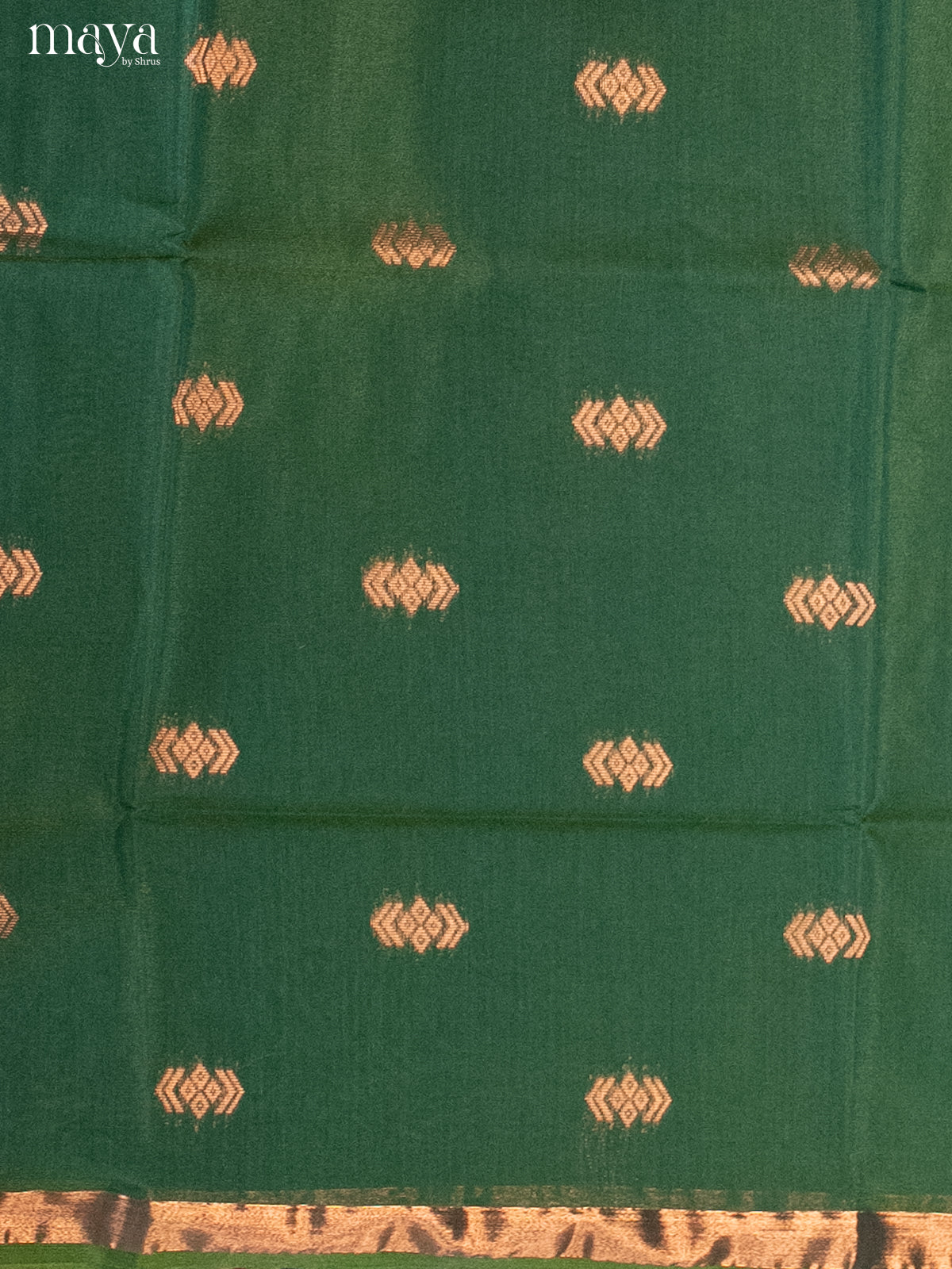 Green -Semi silkcotton salwar unstitch