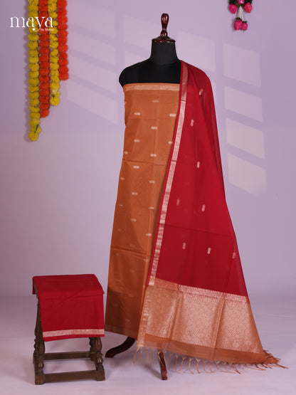 MDL20054-Semi silkcotton salwar unstitch