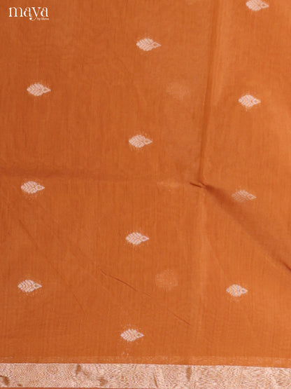Brick & Red -Semi silkcotton salwar unstitch
