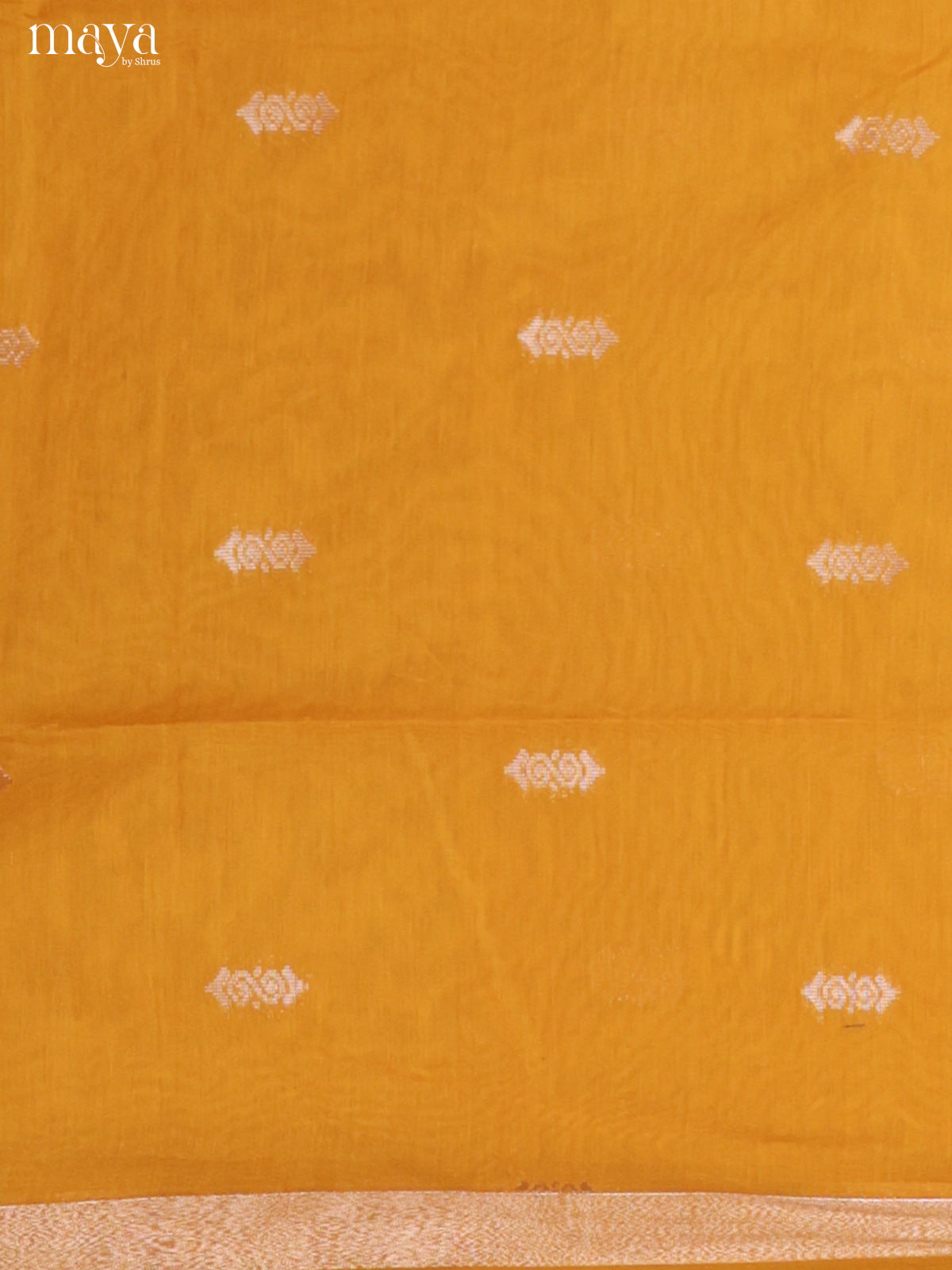 Mustard & Maroon-Semi silkcotton salwar unstitch