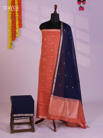 MDL20079-Semi silkcotton salwar unstitch