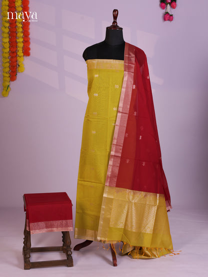 MDL20080-Semi silkcotton salwar unstitch