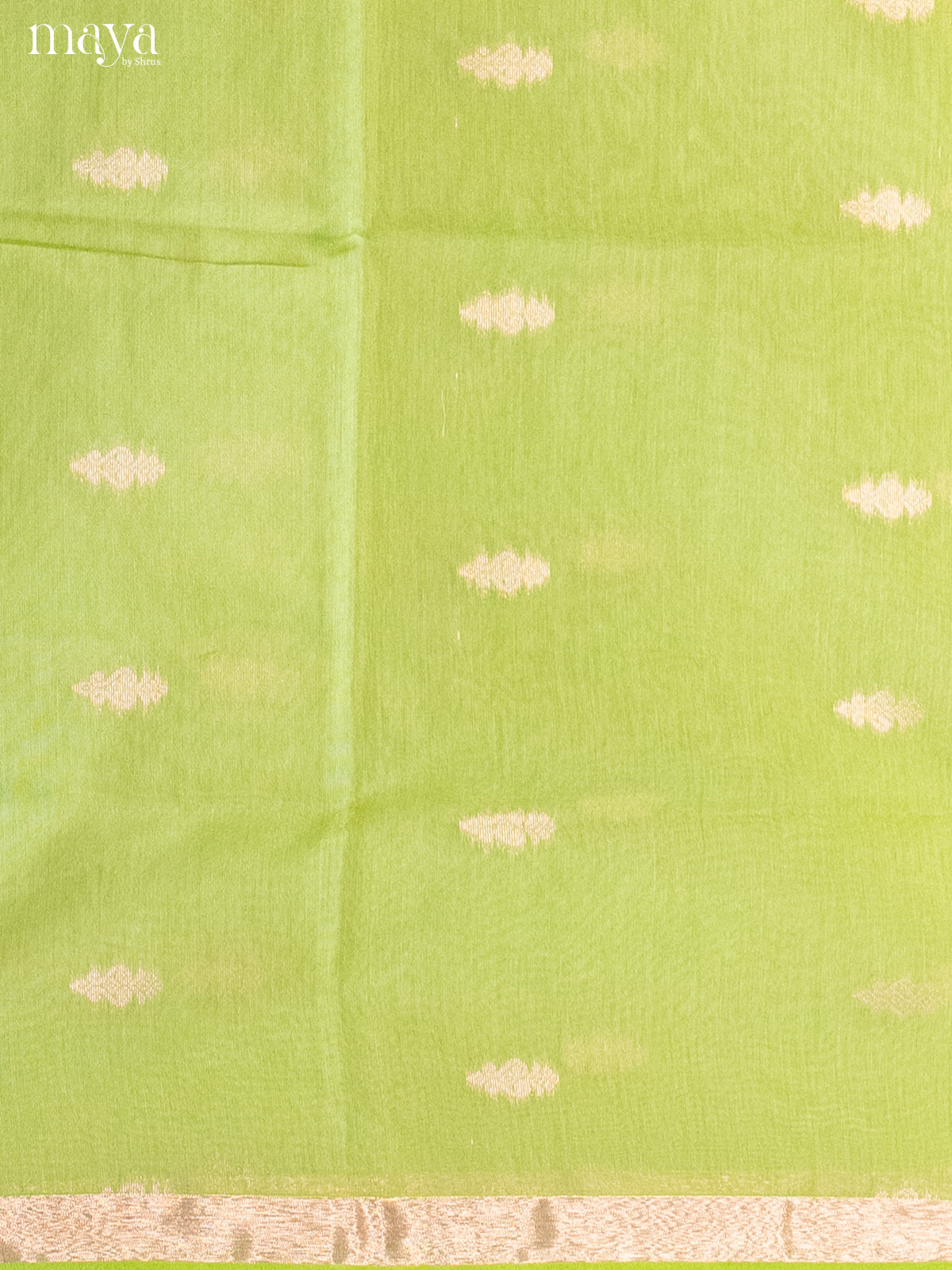 Light Green & Blue-Semi silkcotton salwar unstitch