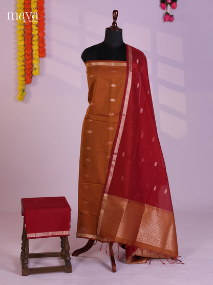 MDL20094-Semi silkcotton salwar unstitch