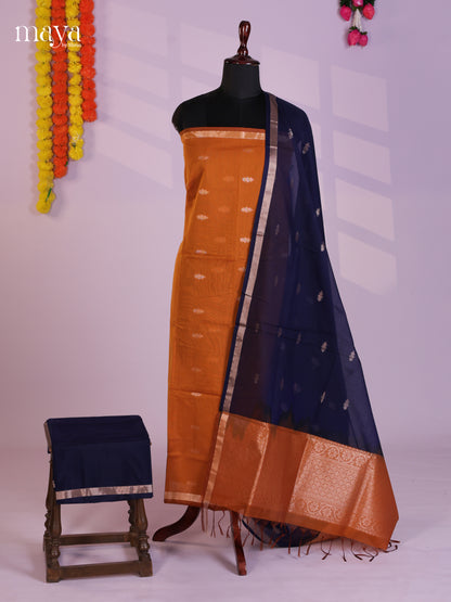 MDL20097-Semi silkcotton salwar unstitch