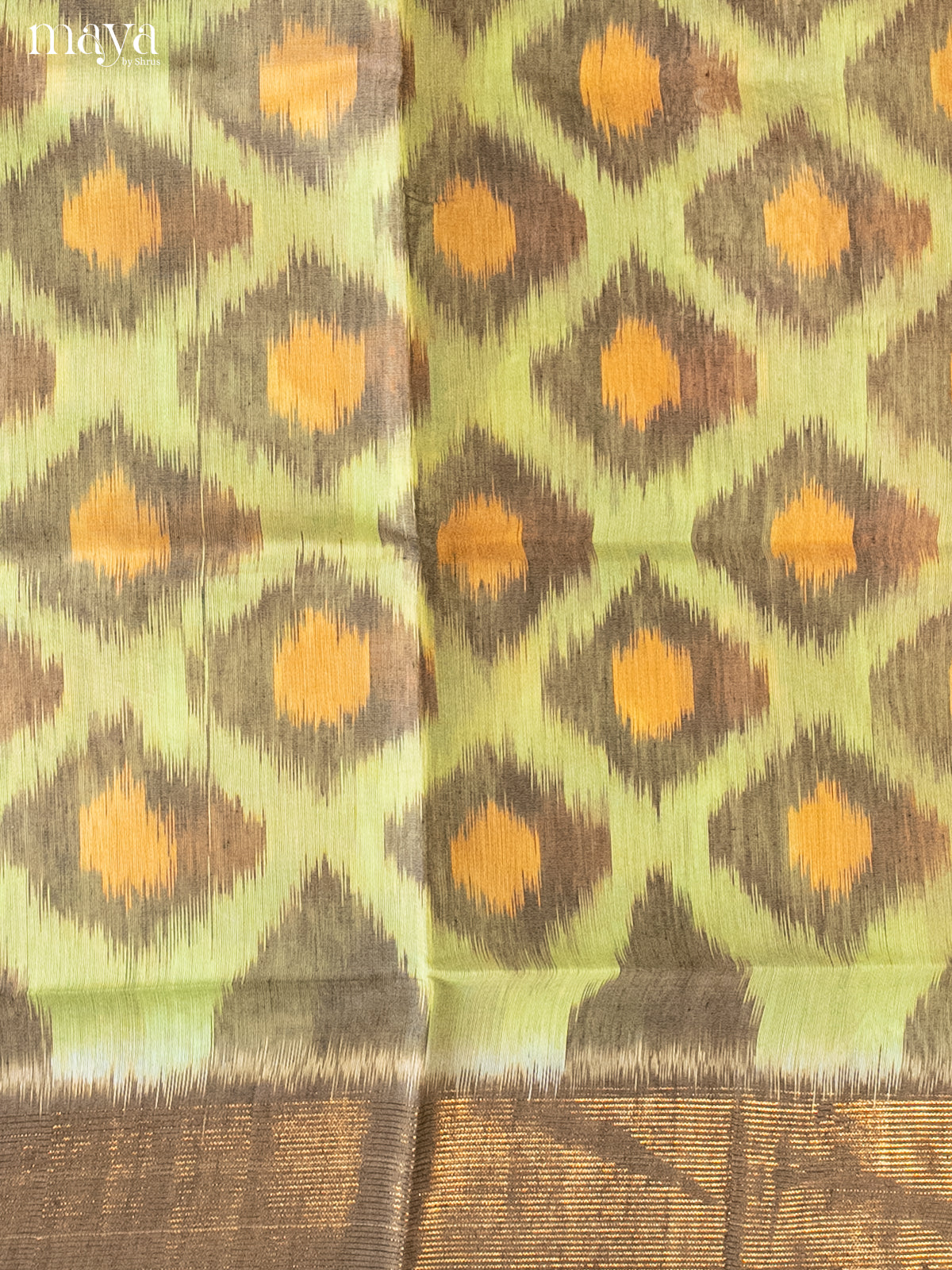 Light Green & Grey -Pochampally Salwar Unstitch
