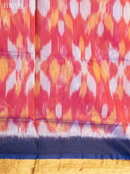 Red & Purple -Pochampally Salwar Unstitch