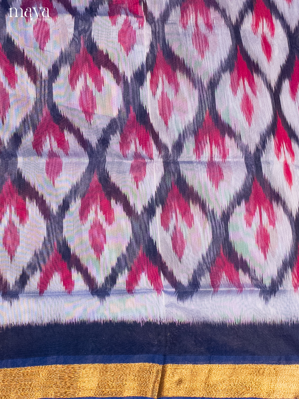 Lilac-Pochampally Salwar Unstitch