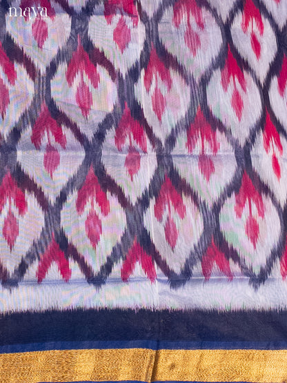 Lilac-Pochampally Salwar Unstitch