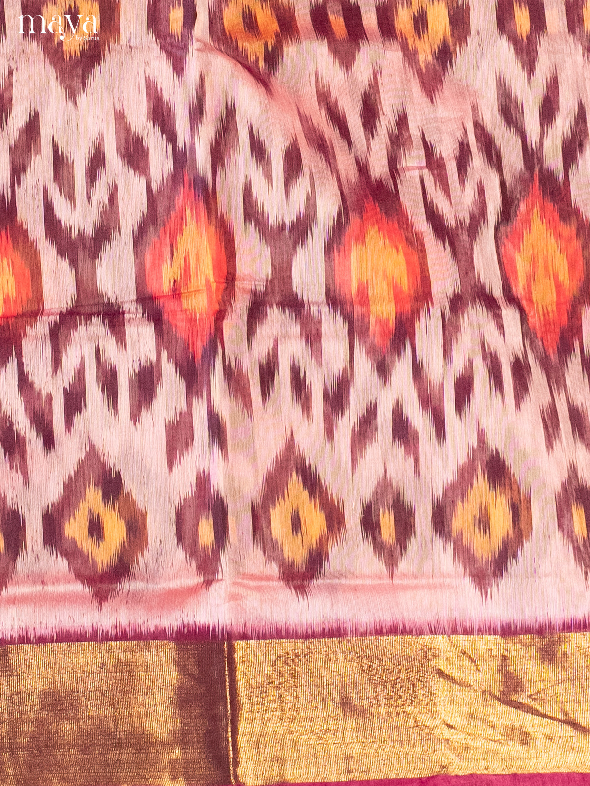 Lavender & Pink-Pochampally Salwar Unstitch