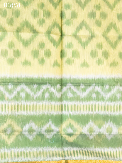 Light Green & Grey -Pochampally Salwar Unstitch
