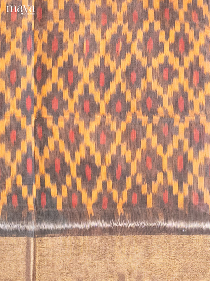 Mustard & Onion Pink-Pochampally Salwar Unstitch