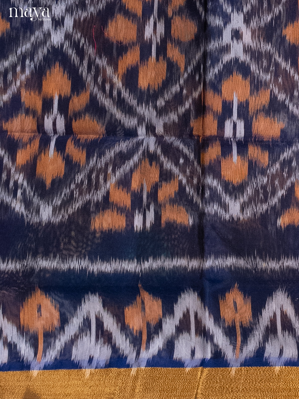 Blue & Purple-Pochampally Salwar Unstitch